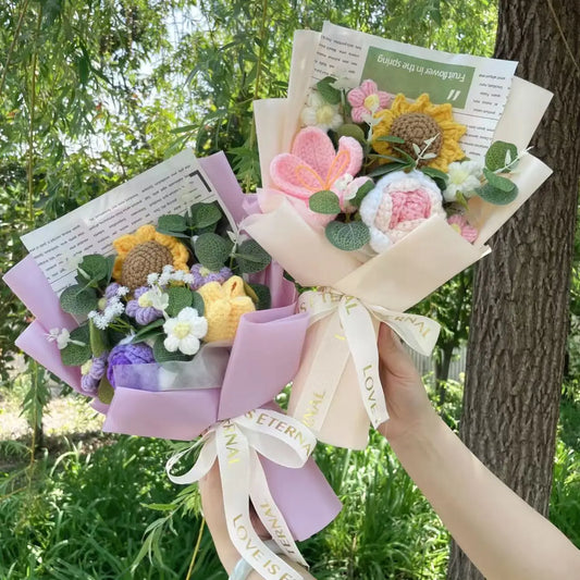 SunLily Bloom - Handmade Crochet Flowers for Gifting