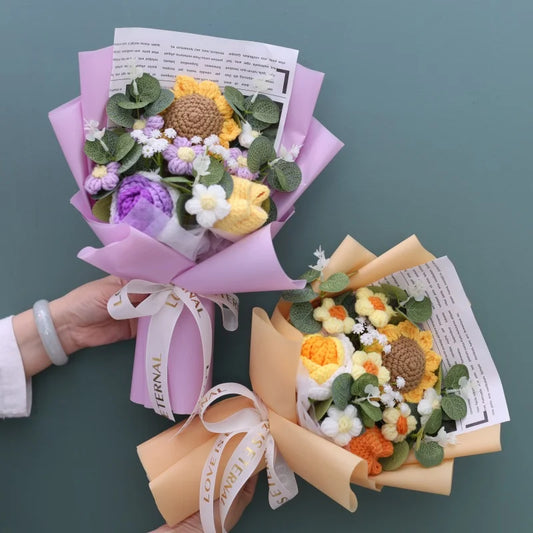 Evo Mixed Set - Knitted Flowers Bundle