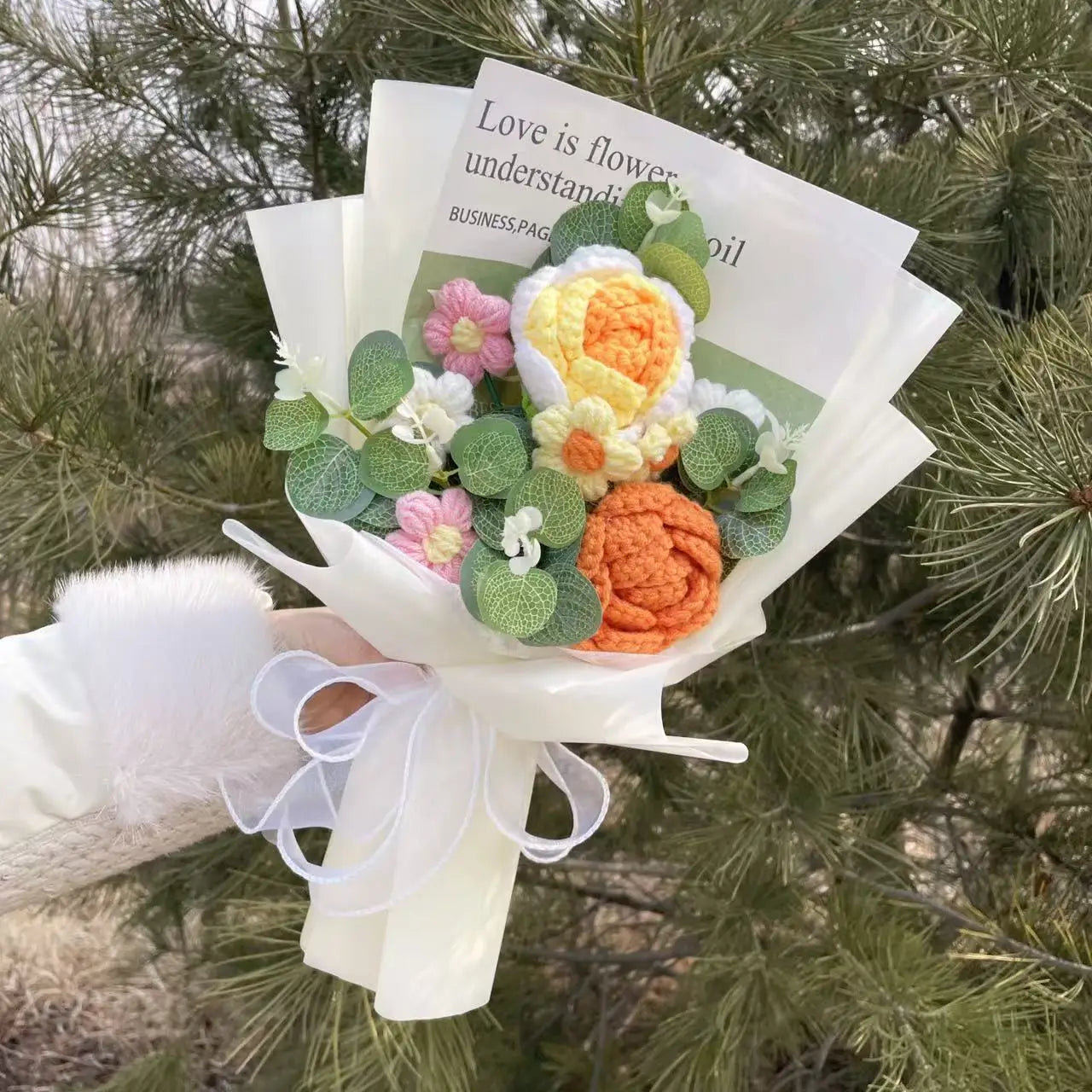 Evo Mixed Set - Knitted Flowers Bundle