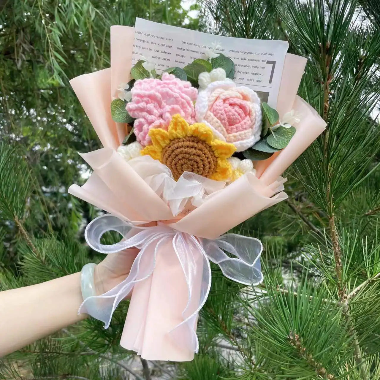 Evo Mixed Set - Knitted Flowers Bundle