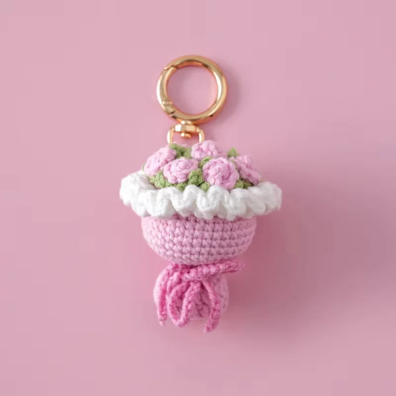 Evoré Mini Bloom - Crochet Bouquet Keychains