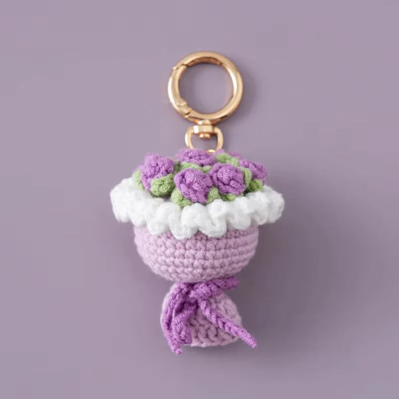 Evoré Mini Bloom - Crochet Bouquet Keychains