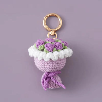 Evoré Mini Bloom - Crochet Bouquet Keychains
