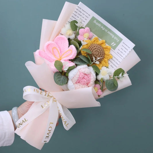 SunLily Bloom - Handmade Crochet Flowers for Gifting