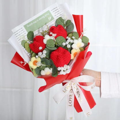 Forever Tulip Whisper – Knitted Flower