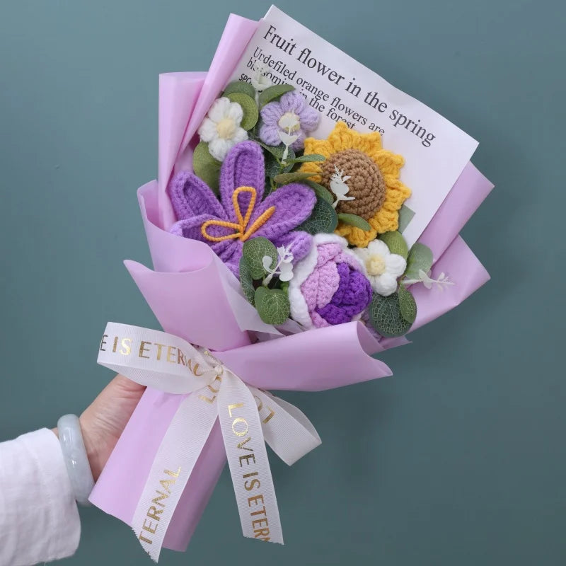 SunLily Bloom - Handmade Crochet Flowers for Gifting