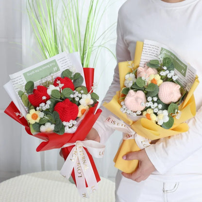 Forever Tulip Whisper – Knitted Flower