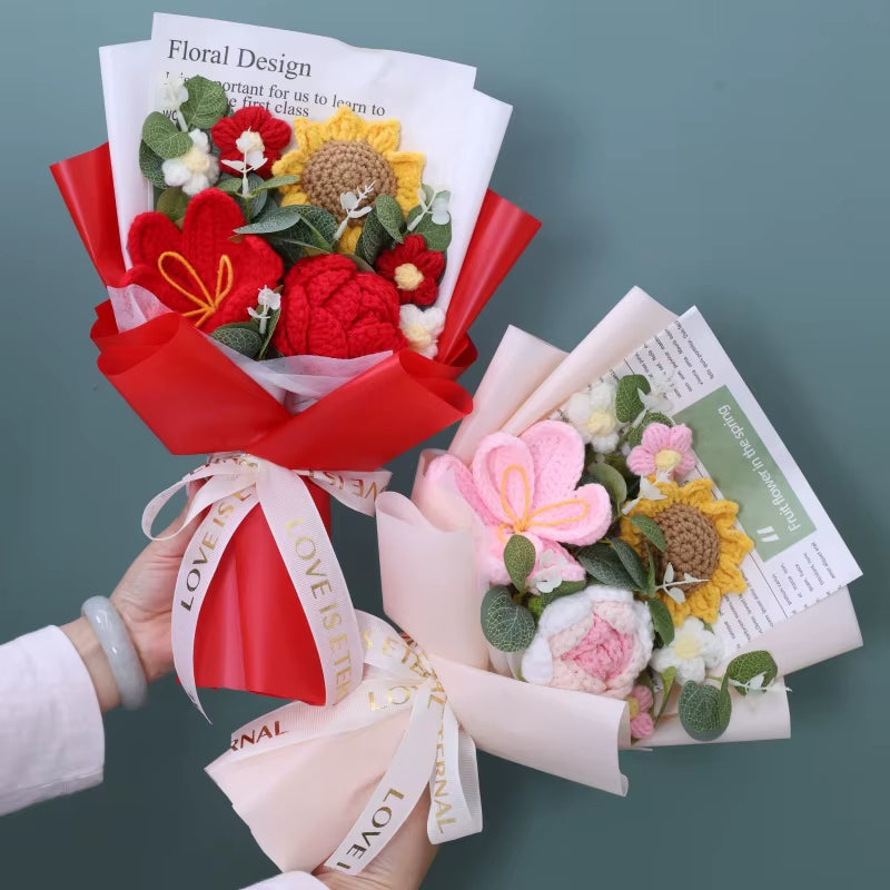 SunLily Bloom - Handmade Crochet Flowers for Gifting