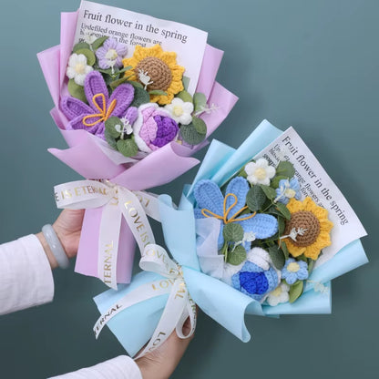 SunLily Bloom - Handmade Crochet Flowers for Gifting